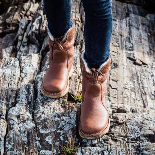 Helena - Wollgefütterte Lederstiefel für Damen