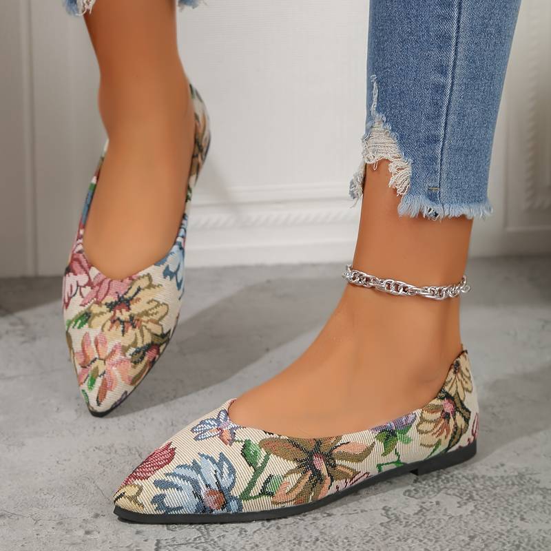 Camille - Schuhe mit Blumenmuster für Damen