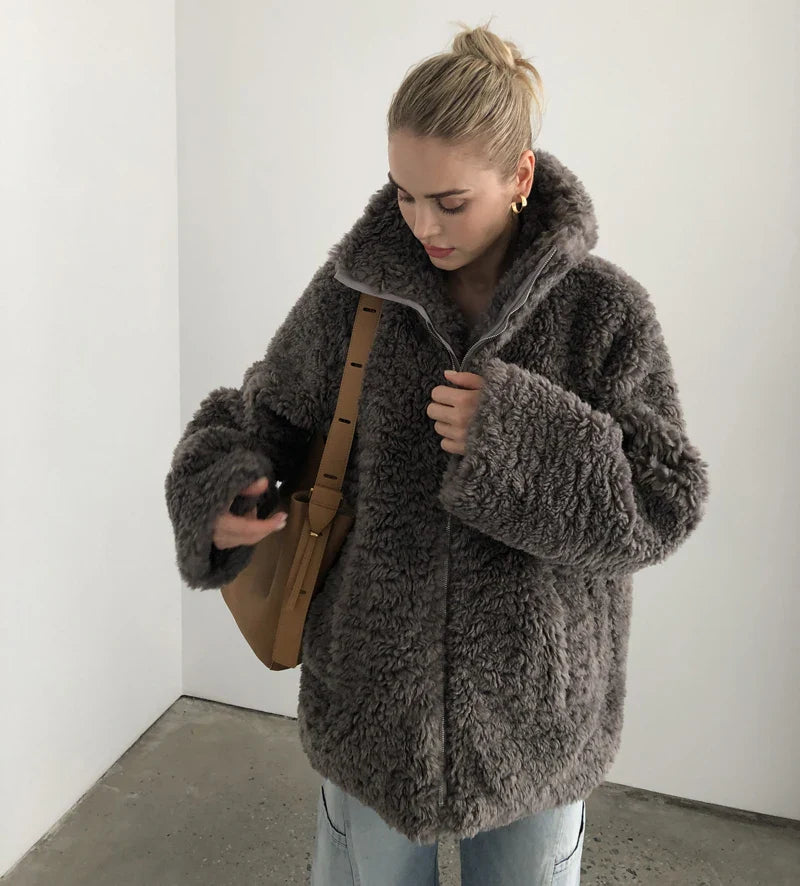 Freya - Damen-Fleecejacke in Übergröße