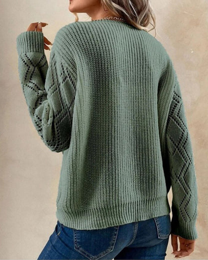 Elegante Pullover Mit V-Ausschnitt