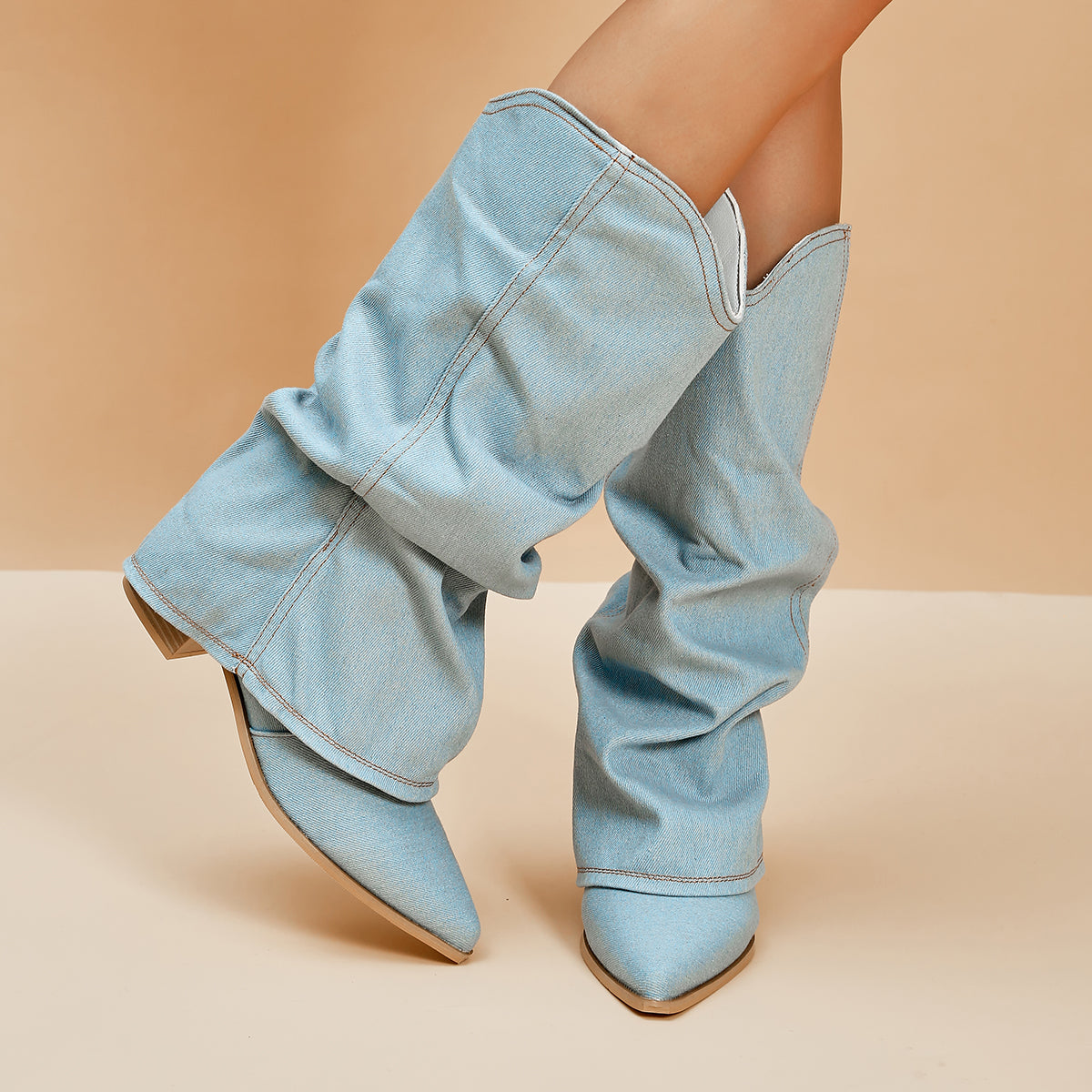 Juliet - Trendige Denim-Stiefel für Damen