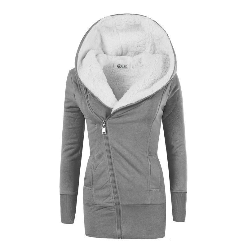 Natalie - Fleecejacke mit Kapuze für Damen