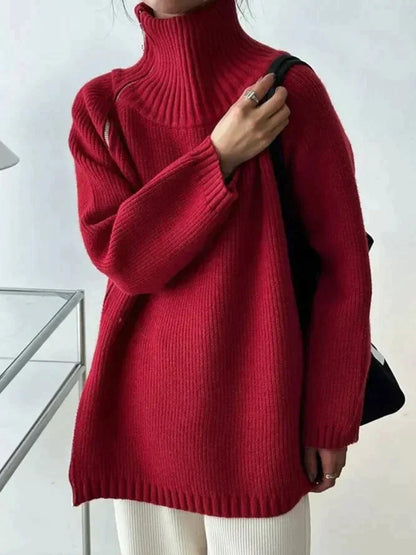 Stella - Damen-Rollkragenpullover aus Kaschmir