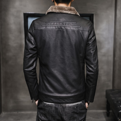 Alcris - Herren Vintage Lederjacke