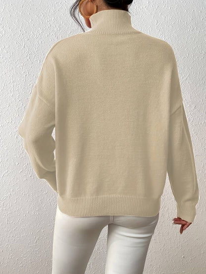 Coralie - Damen-Rollkragenpullover aus Kaschmir