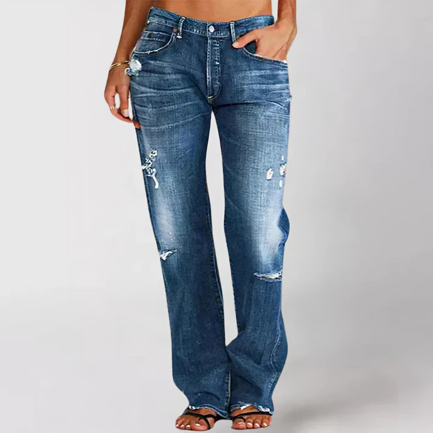 Elirana - Modische Denim-Jeans für Damen