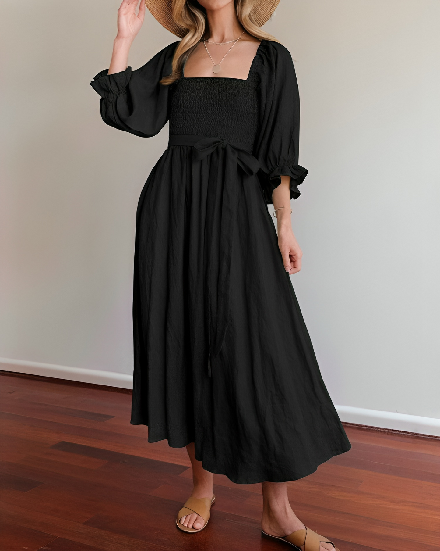 Lydia - Vielseitiges Leinenkleid für Damen