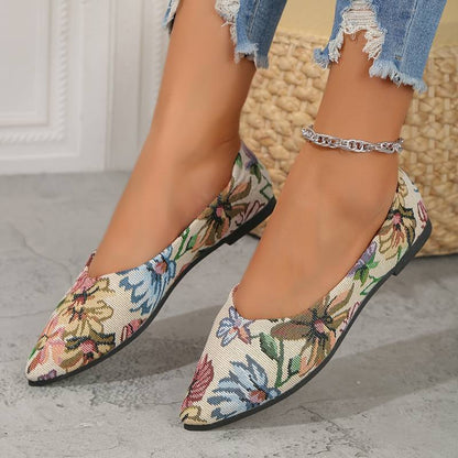 Camille - Schuhe mit Blumenmuster für Damen