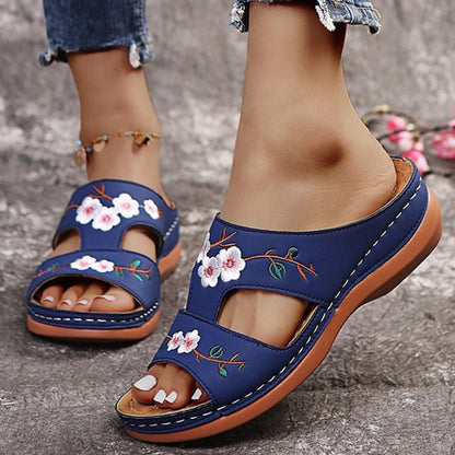 Amarina - Damen Sandalen mit Blumen