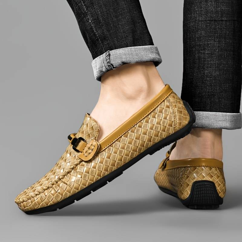 Fraser – Klassische Gewebte Herren-Loafers