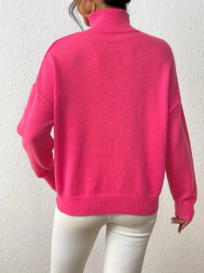 Coralie - Damen-Rollkragenpullover aus Kaschmir