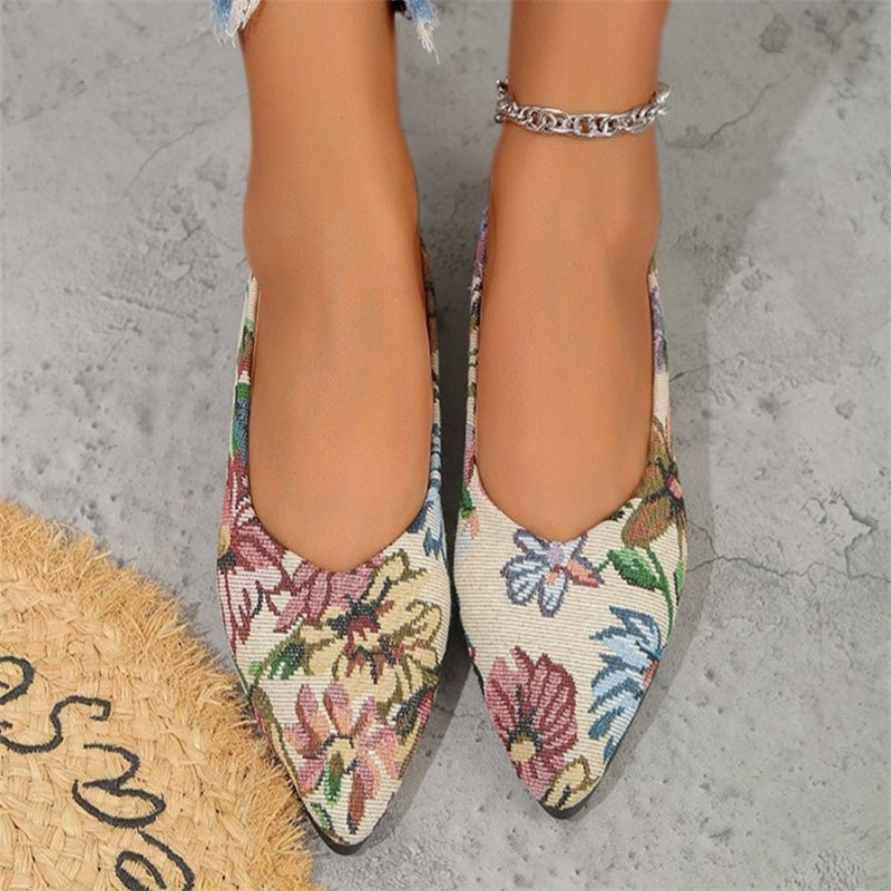 Camille - Schuhe mit Blumenmuster für Damen