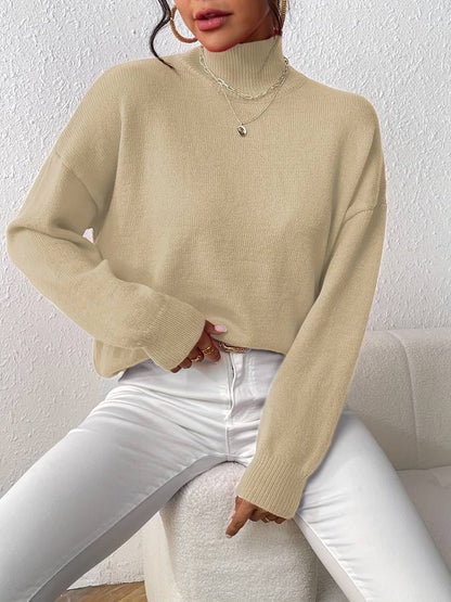 Coralie - Damen-Rollkragenpullover aus Kaschmir