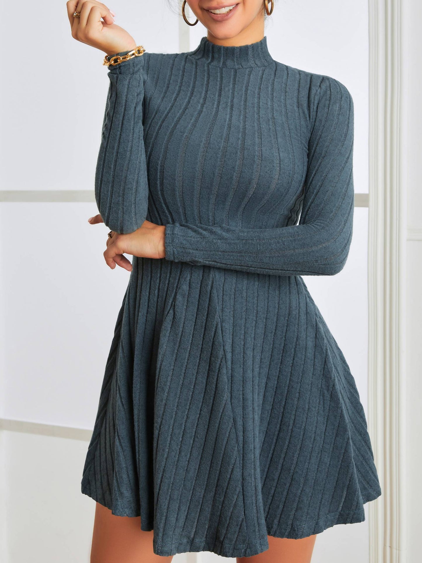 Isabeau - Damen Freizeit-Strickkleid