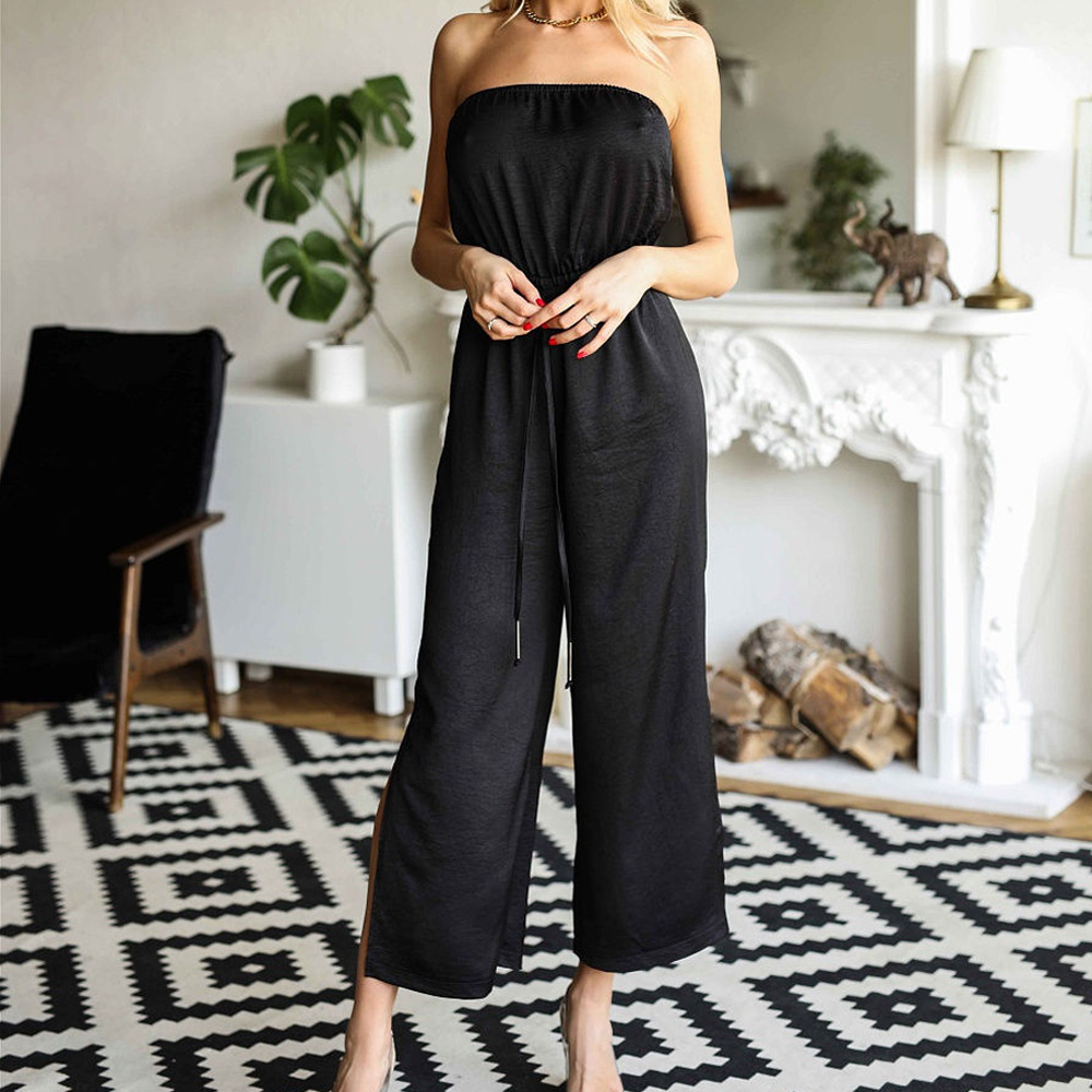 Jamie - Damen Schicker Schulterfreier Jumpsuit