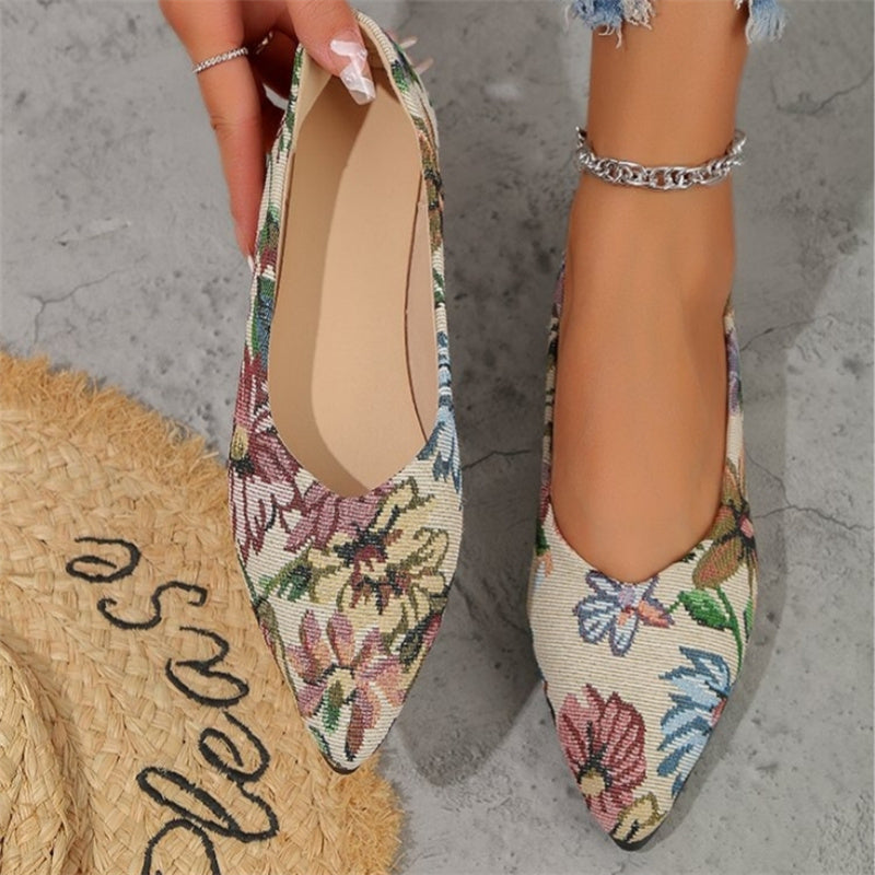 Camille - Schuhe mit Blumenmuster für Damen