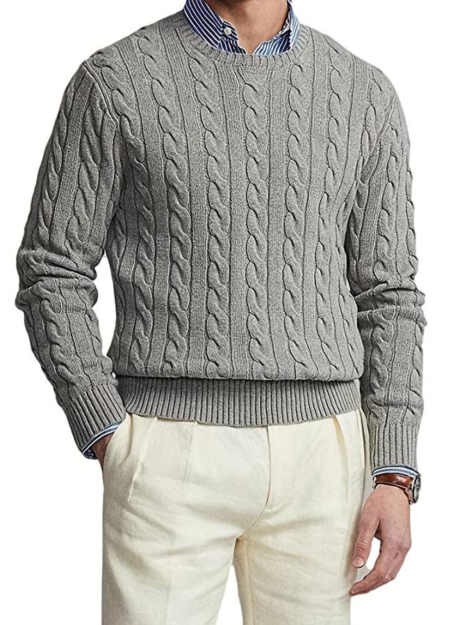 Xavier - Luxuriöser Herren-Strickpullover