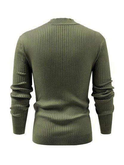 Eamon - Trendy Gerippter Pullover für Herren