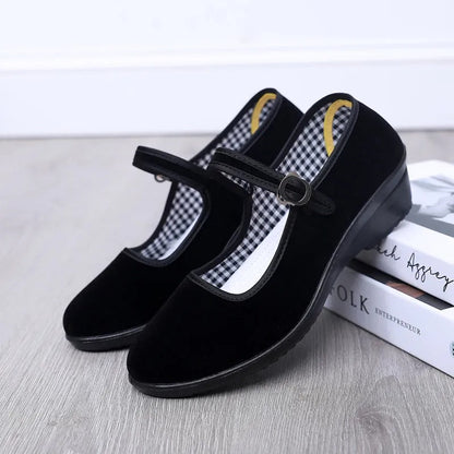 Phoebe - Schwarze Schuhe für Damen