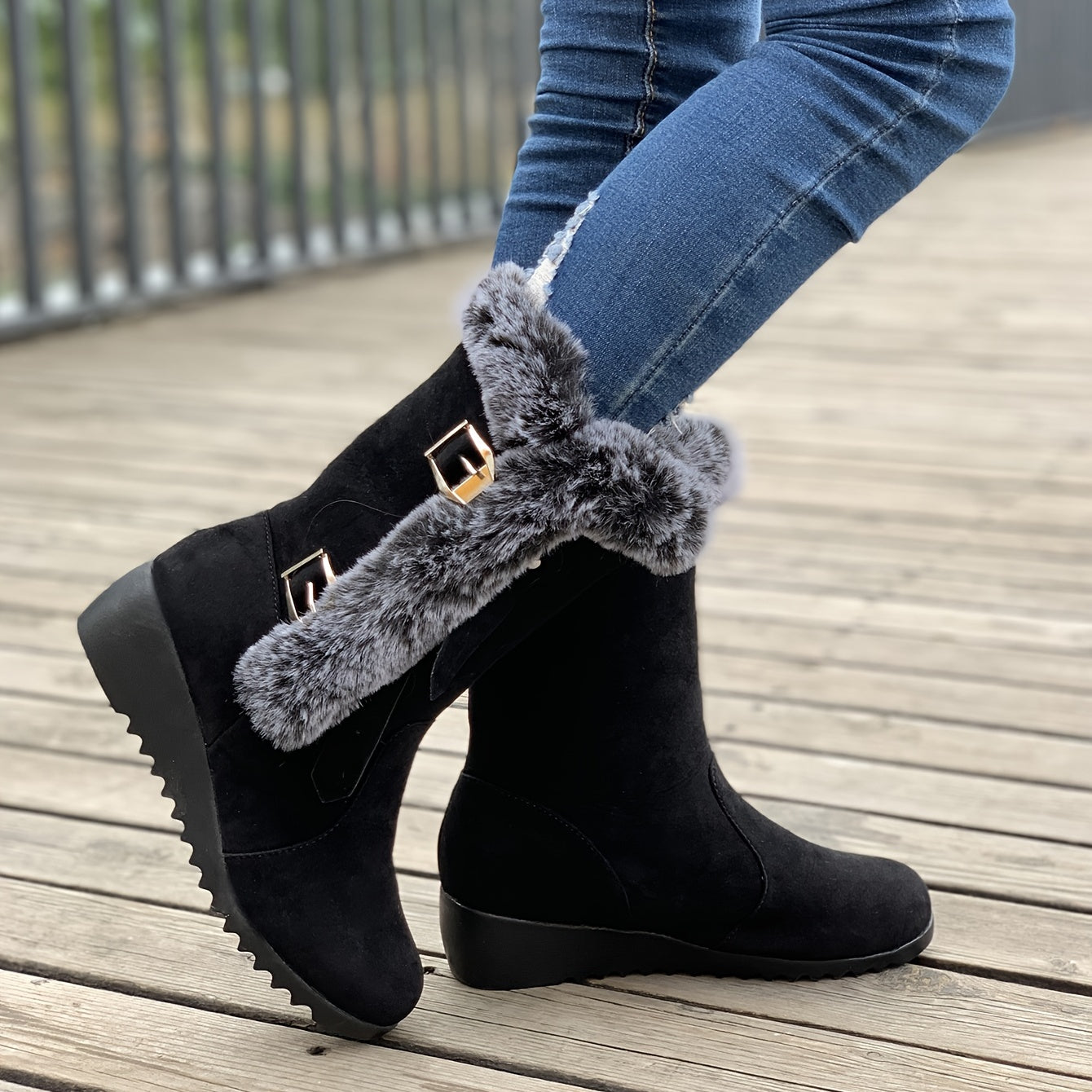 Nami - Fleecegefütterte Damen Winterstiefel