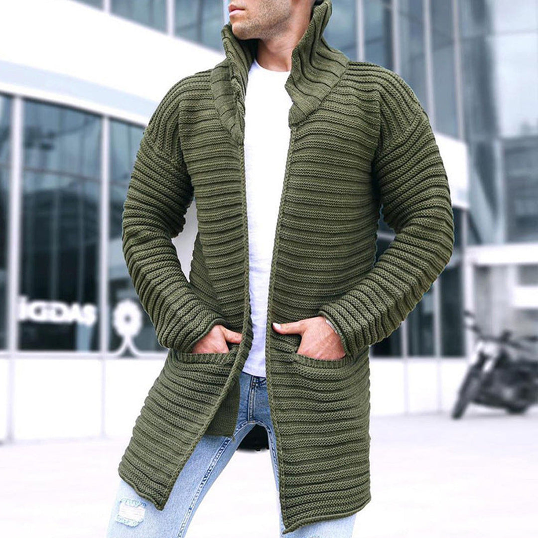 Rex - Herren-Strickjacke mit Kapuze