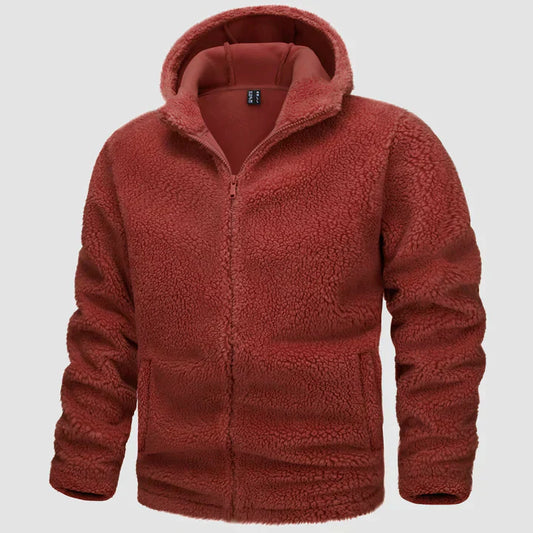 Roland - Herren Fleece-Jacke mit Kapuze