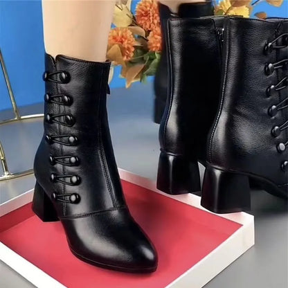 Monique - Schwarze Stiefel für Damen