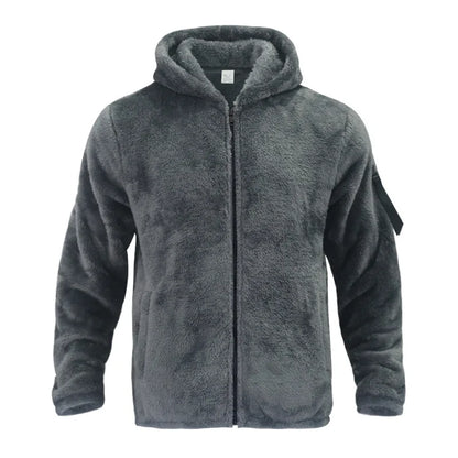 Finnegan - Herren Fleece-Jacke mit Kapuze