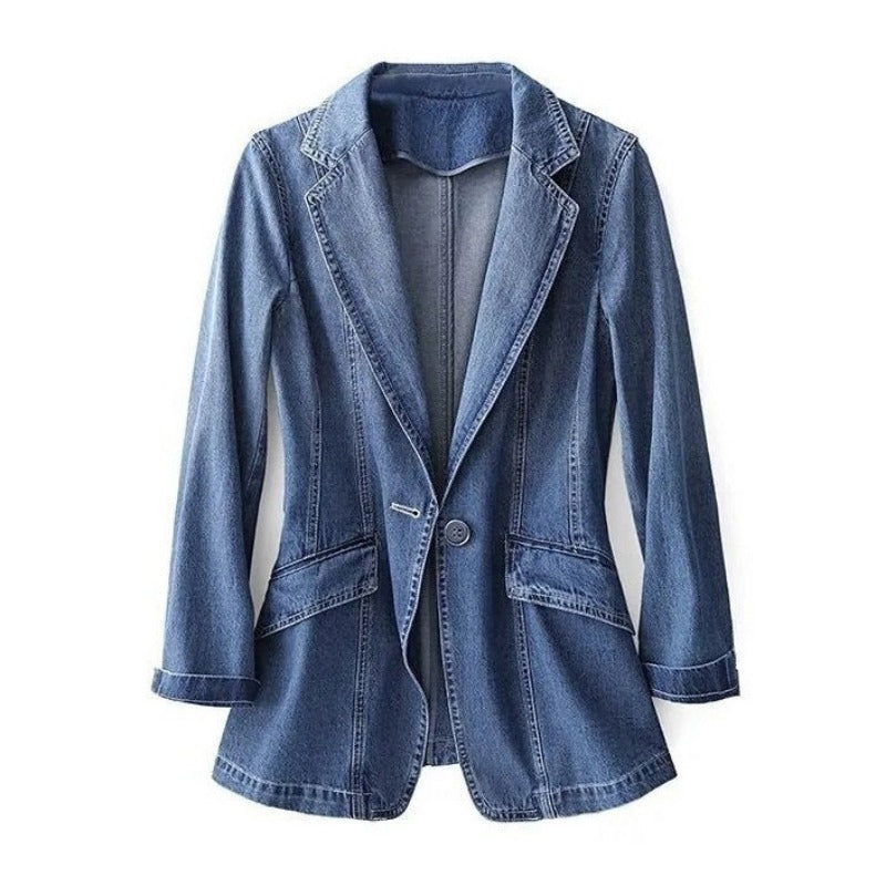 Kyan - Maßgeschneiderter Denim-Blazer