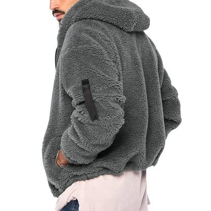 Finnegan - Herren Fleece-Jacke mit Kapuze