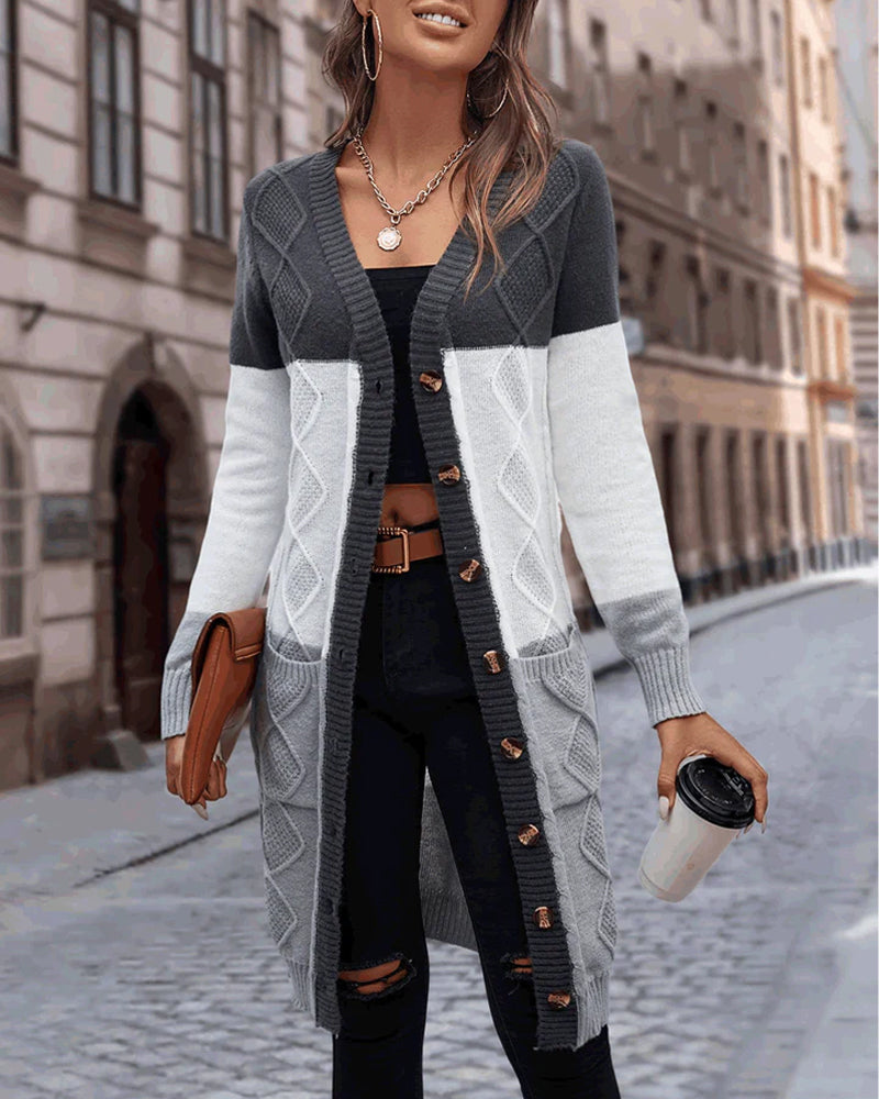 Lässiger Langer Cardigan