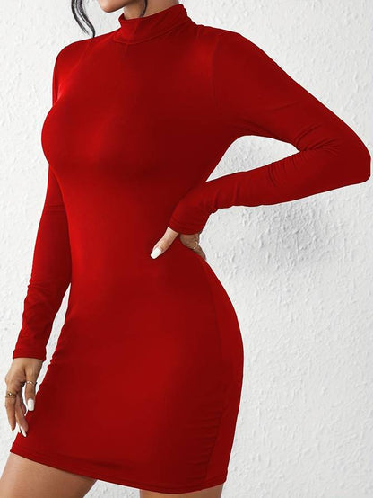 Mariana - Damen Langärmeliges Bodycon-Kleid