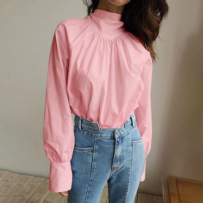 Vivienne - Elegante Rosa Bluse für Damen