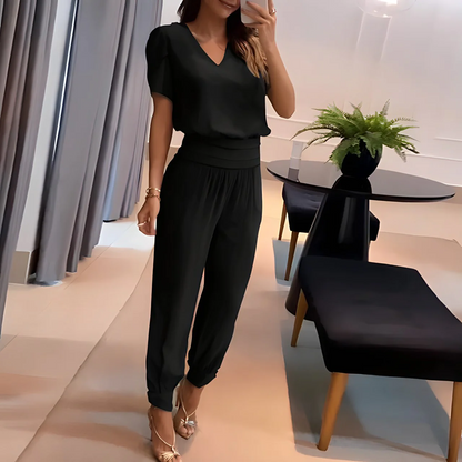 Birgit - Stilvolles Set aus Bluse und Hose