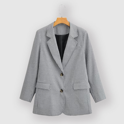 Ursie - Eleganter Karierter Blazer für Damen