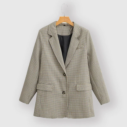 Ursie - Eleganter Karierter Blazer für Damen