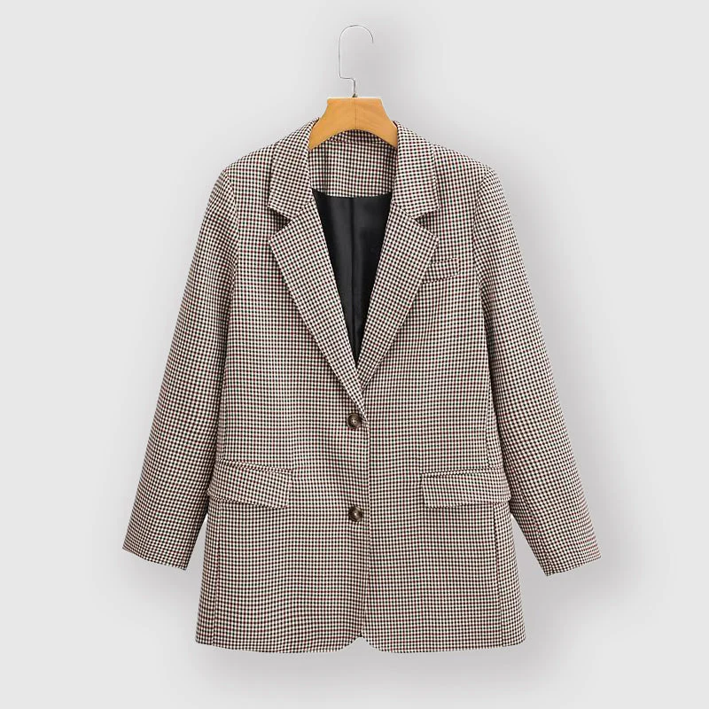 Ursie - Eleganter Karierter Blazer für Damen