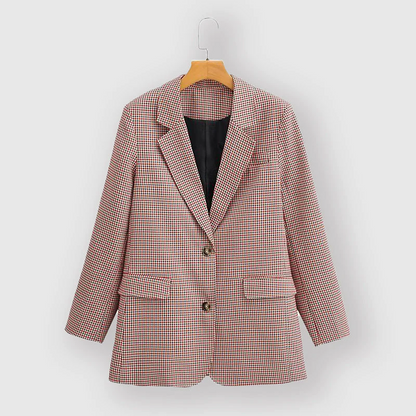 Ursie - Eleganter Karierter Blazer für Damen