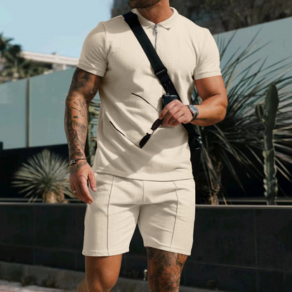 Nolan - Poloshirt- und Shortset für Herren