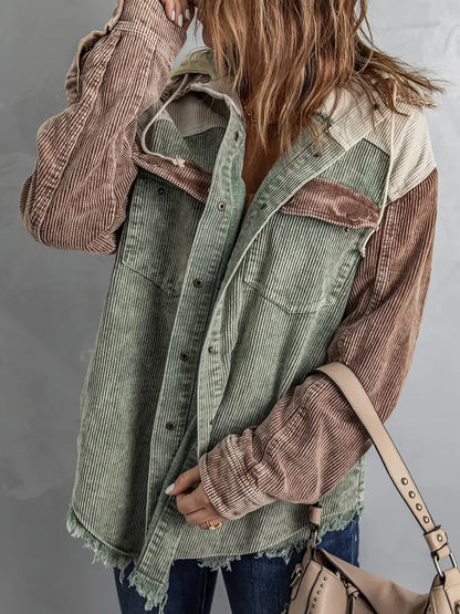 Mirona - Schöne & Gemütliche Vintage Cord Jacke