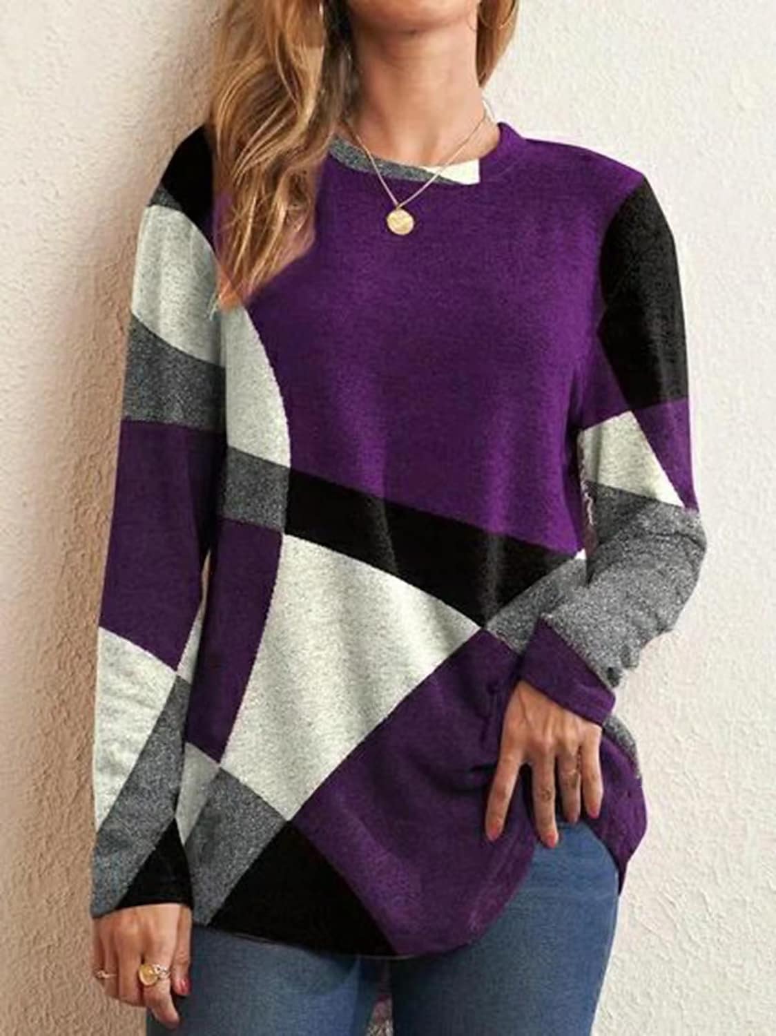 Mayina - Damen Pullover im Retro-Stil