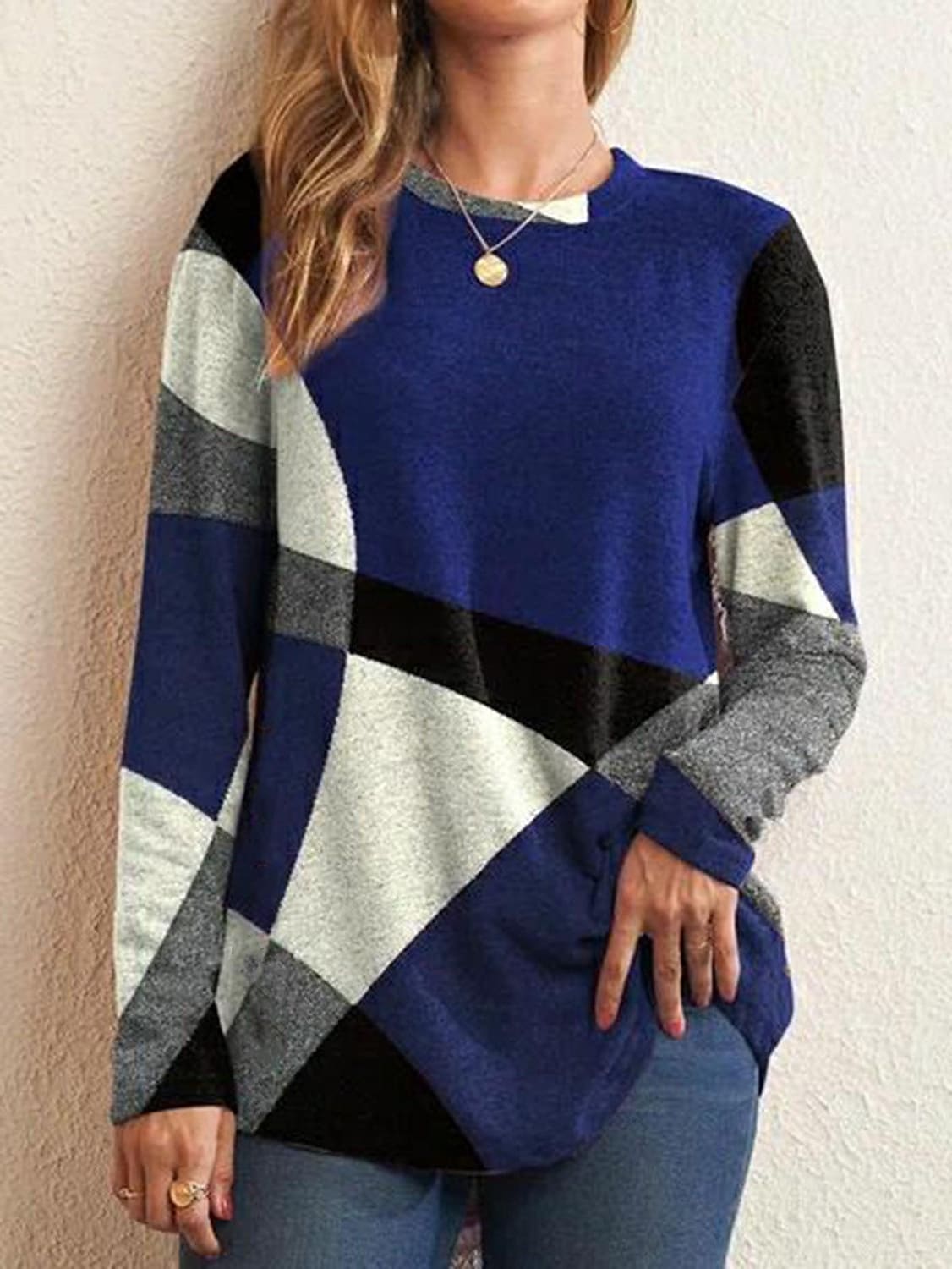 Mayina - Damen Pullover im Retro-Stil